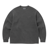 Waffle L/S Tee - Charcoal
